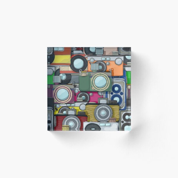 Vintage camera Acrylic Block