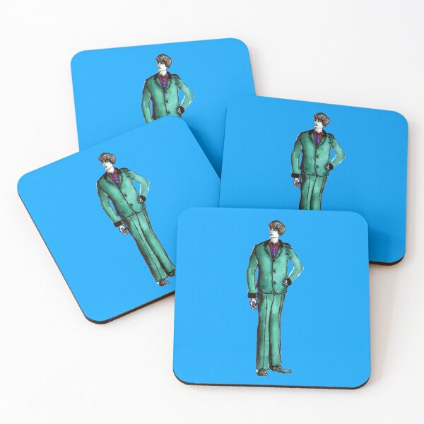 Item preview, Beetles Green Sport Suit Music Blue Man Male Fashion designed and sold by NOTSNIW ART.