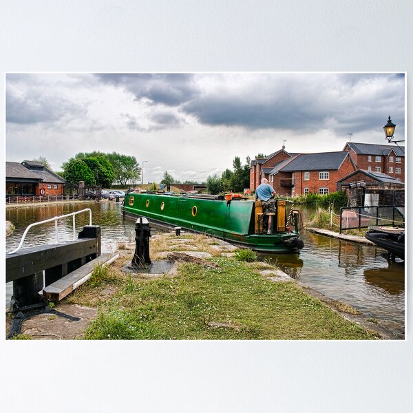 Item preview, Canal Narrowboat at Ellesmere designed and sold by Brian Tarr.