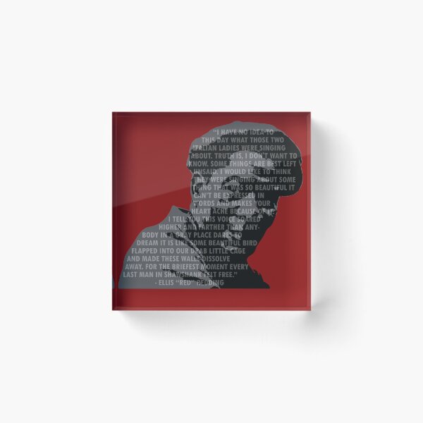 Item preview, Red - Shawshank quote designed and sold by The Halfway House of Idears.