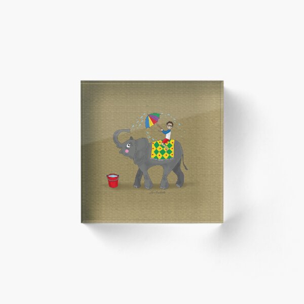 Elephantastic! Acrylic Block