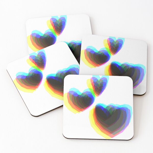 Item preview, Hearts CYMK designed and sold by Artworksy.