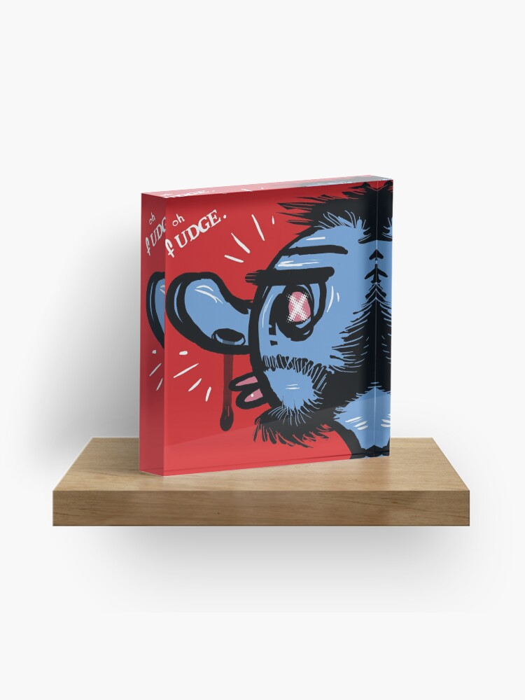 Acrylic Block, Oh Fudge. designed and sold by Craig Medeiros