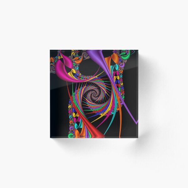 Braiding Rainbows Acrylic Block