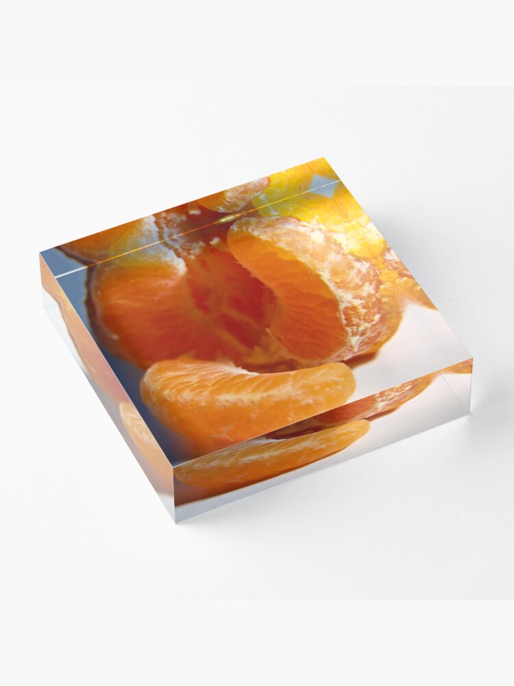 Alternate view of Mandarin take two Acrylic Block