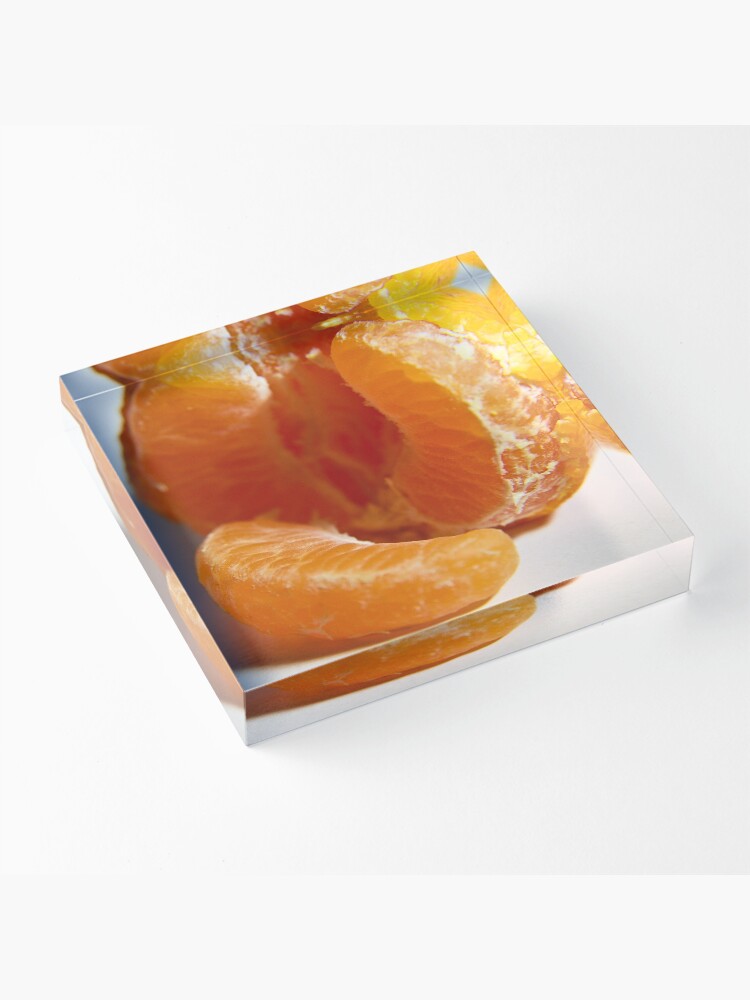 Alternate view of Mandarin take two Acrylic Block