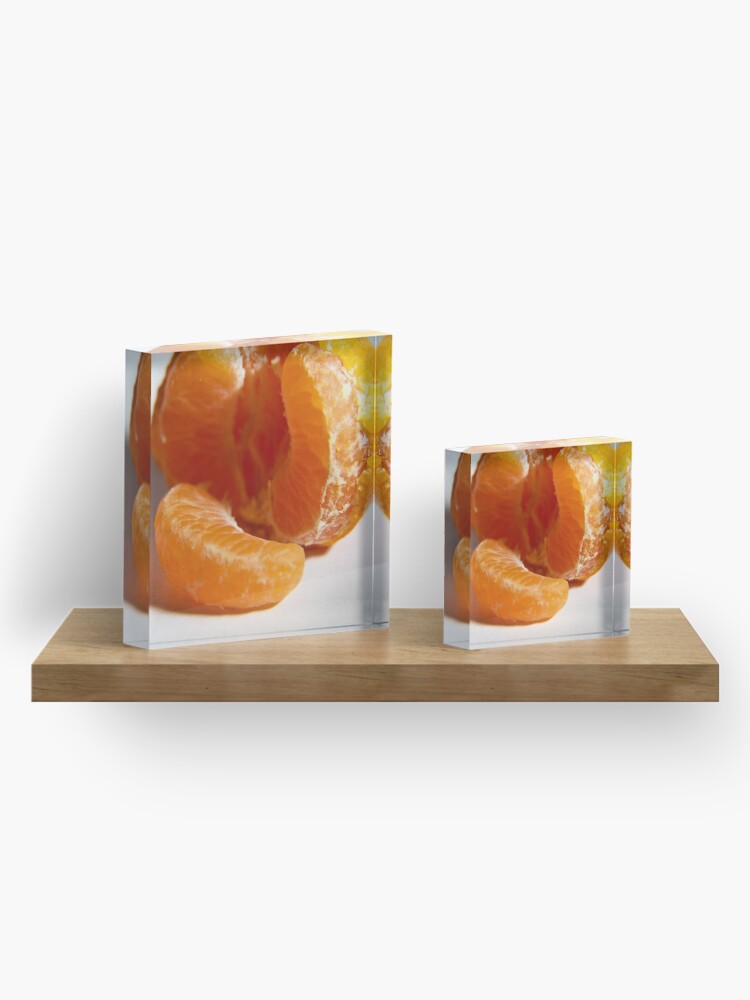 Alternate view of Mandarin take two Acrylic Block