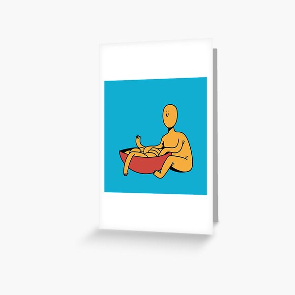 Noodle Arms  Greeting Card