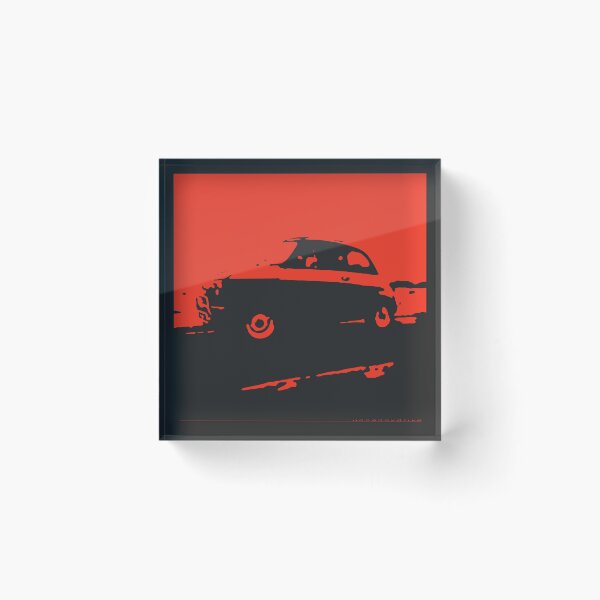 Item preview, Fiat 500, 1973 - Red on charcoal designed and sold by uncannydrive.