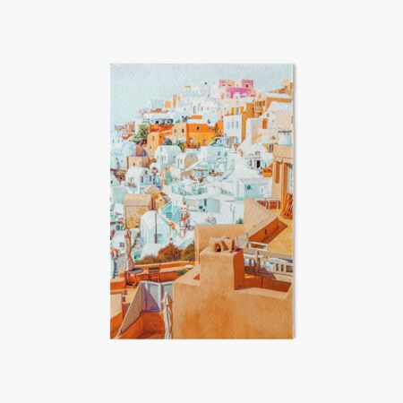 Santorini Vacay #photography #greece #travel Art Board Print