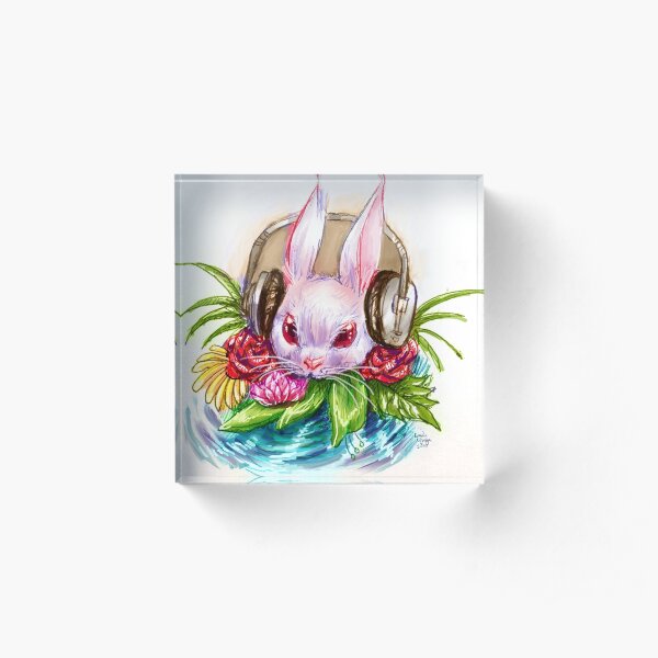 Rabbit Song Acrylic Block