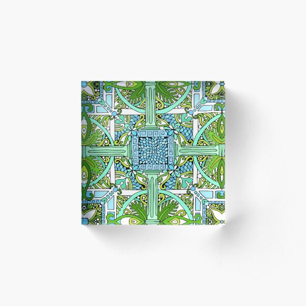 HELLENIC JUNGLE Acrylic Block