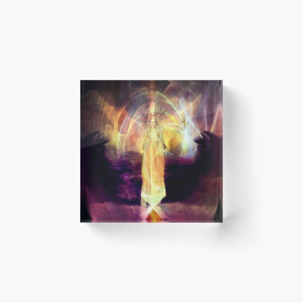 Solstice Angel 4 Acrylic Block