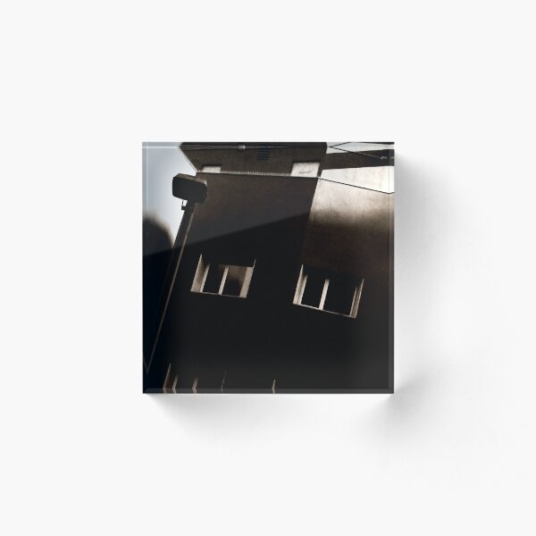 Fortress or modern housing Acrylic Block