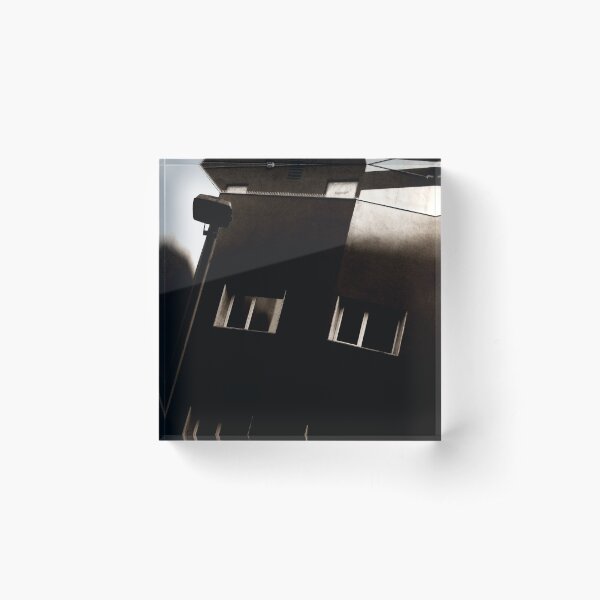 Fortress or modern housing Acrylic Block