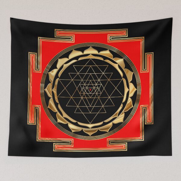 Item preview, Shree Yantra Sacred Geometry Mandala designed and sold by TJ Devadatta Best.