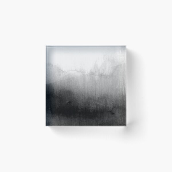 Item preview, Modern Black and White Watercolor Gradient designed and sold by Blkstrawberry.