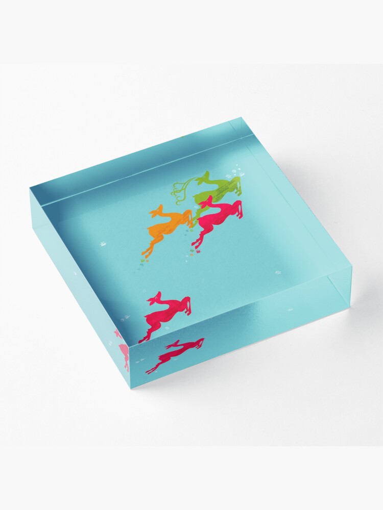 Alternate view of Winer Deer Acrylic Block