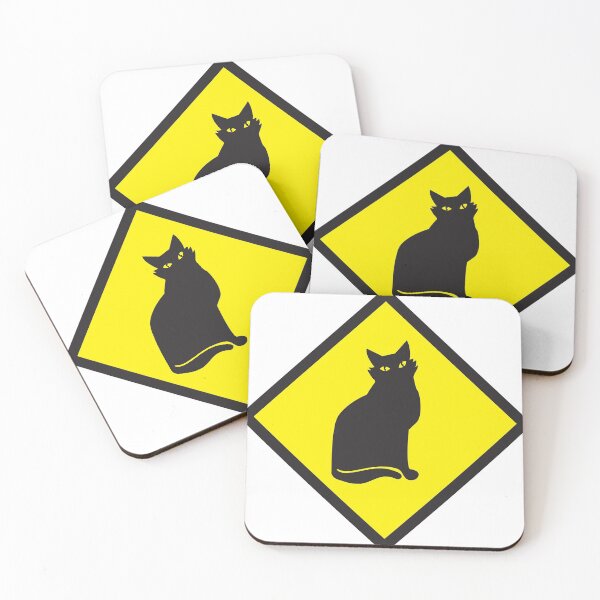 Item preview, BEWARE cat sign designed and sold by jazzydevil.