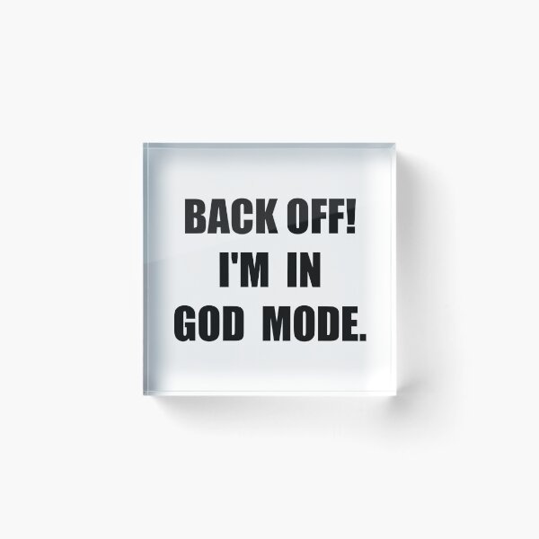 Item preview, God Mode designed and sold by TheBestStore.