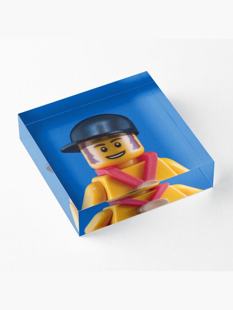 Alternate view of Bradley Wiggins Portrait Acrylic Block