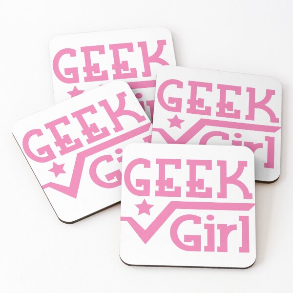 Item preview, GEEK Girl cute girly pink nerd design designed and sold by jazzydevil.