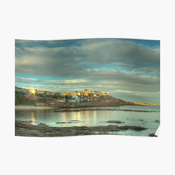 Evening Sun - Crail Harbour Poster
