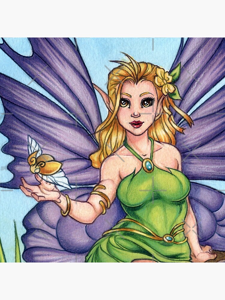Woodland Fairy Friend by cybercat