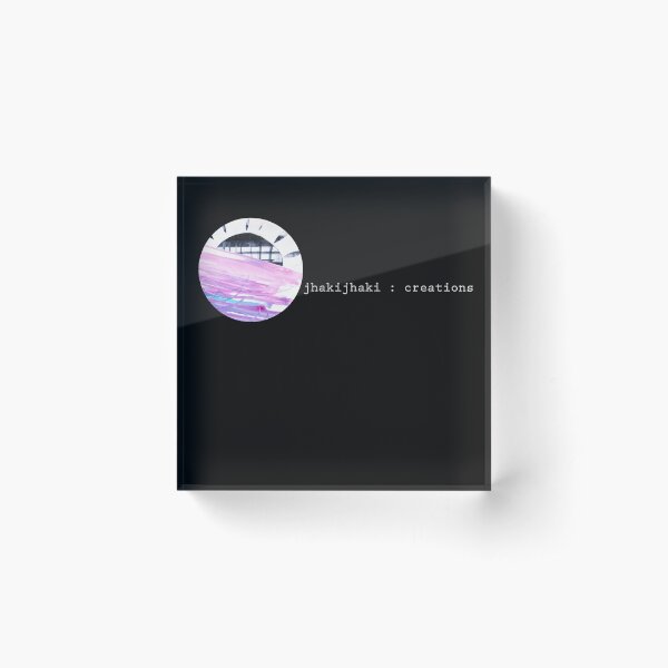 jhakijhaki : creations (black sunset) Acrylic Block