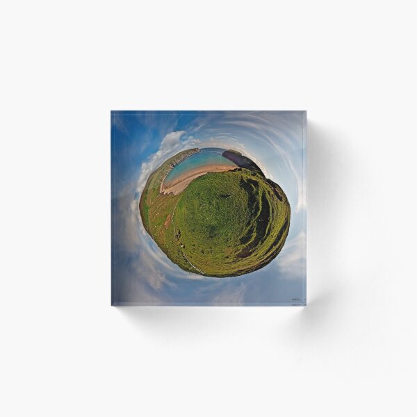 Silver Strand Beach, Malin Beg, South Donegal Acrylic Block