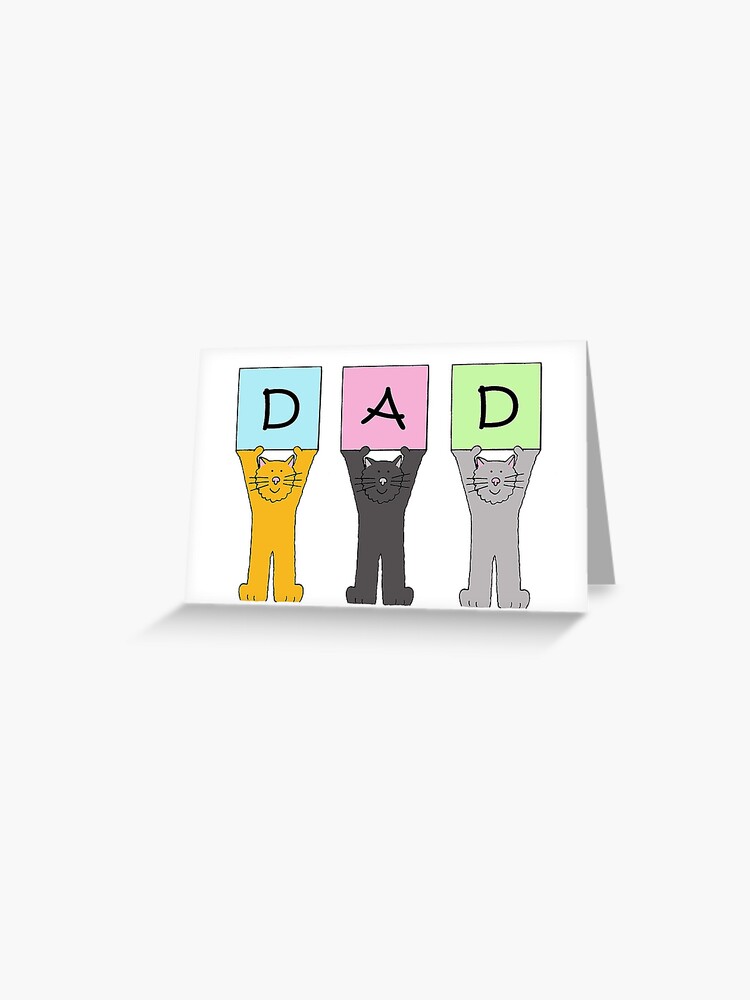 Tarjetas de felicitación «Papá Feliz día del padre Gatos lindos de dibujos animados» de KateTaylor | Redbubble Tarjetas de felicitación «Papá Feliz día del padre Gatos lindos de dibujos animados» de KateTaylor | Redbubble