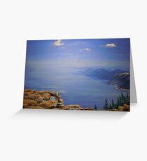 High Above Greeting Card