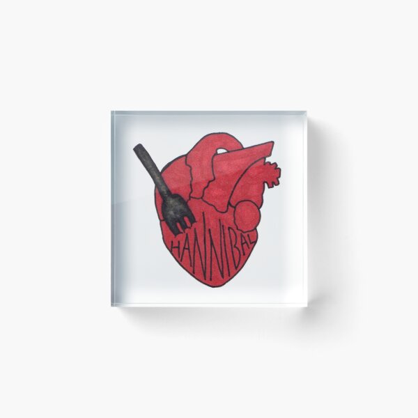Item preview, Hannibal - Fork In Heart designed and sold by Fullerverse.