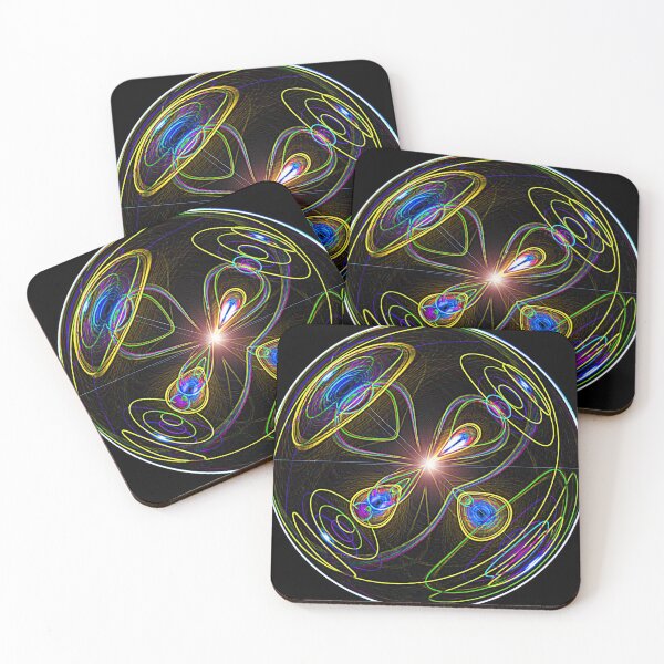 Higgs Boson Coasters (Set of 4)