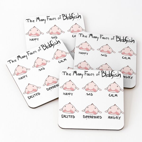 Item preview, The Many Faces of Blobfish designed and sold by Upstart.