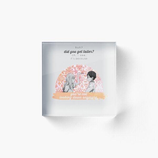 You're not looking down anymore Acrylic Block