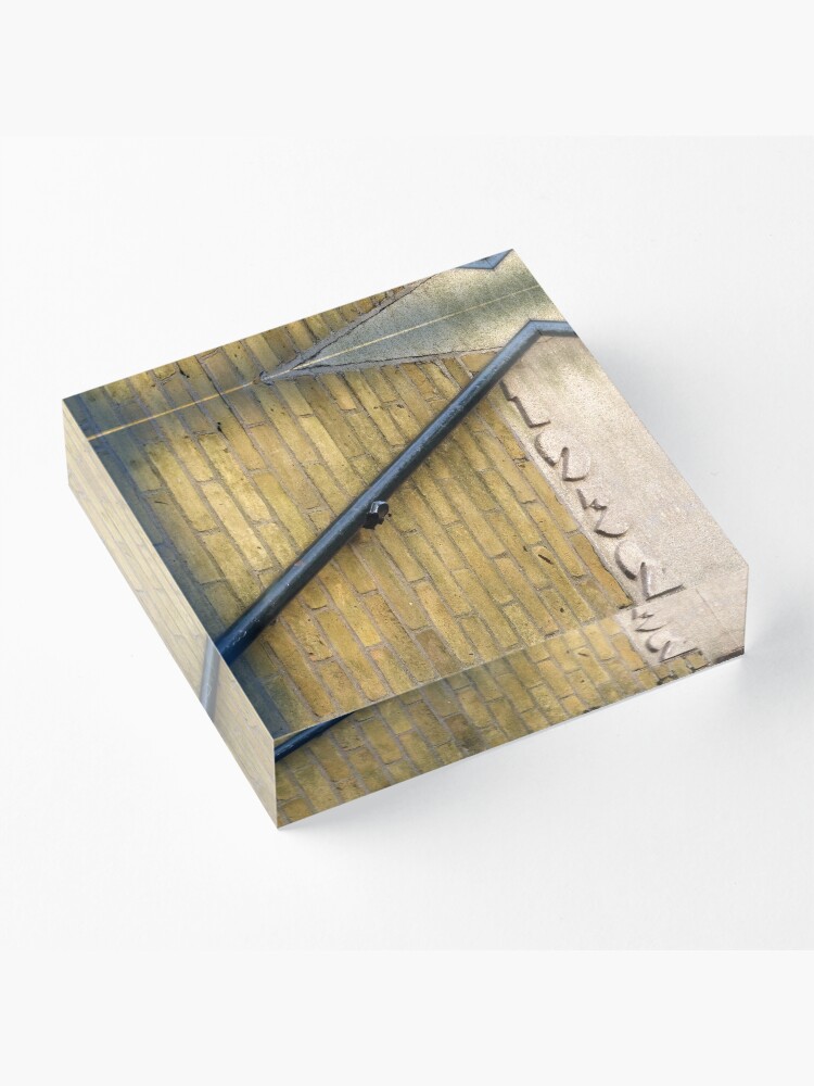 Alternate view of Beautiful brick - Erasmuspark entrance (1) Acrylic Block