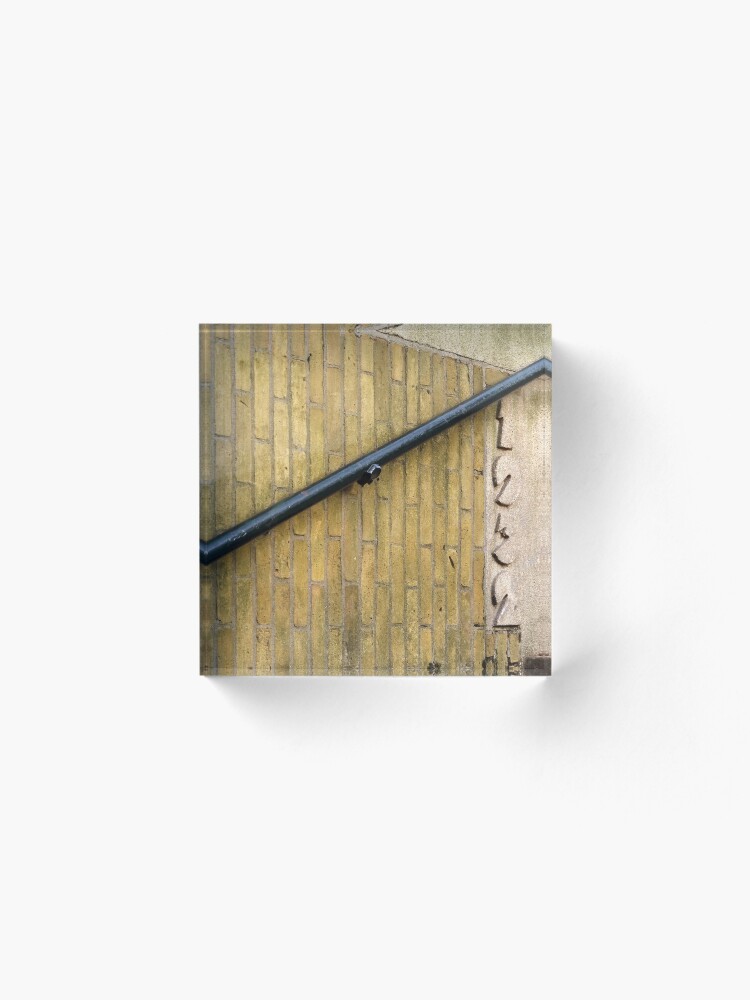 Alternate view of Beautiful brick - Erasmuspark entrance (1) Acrylic Block