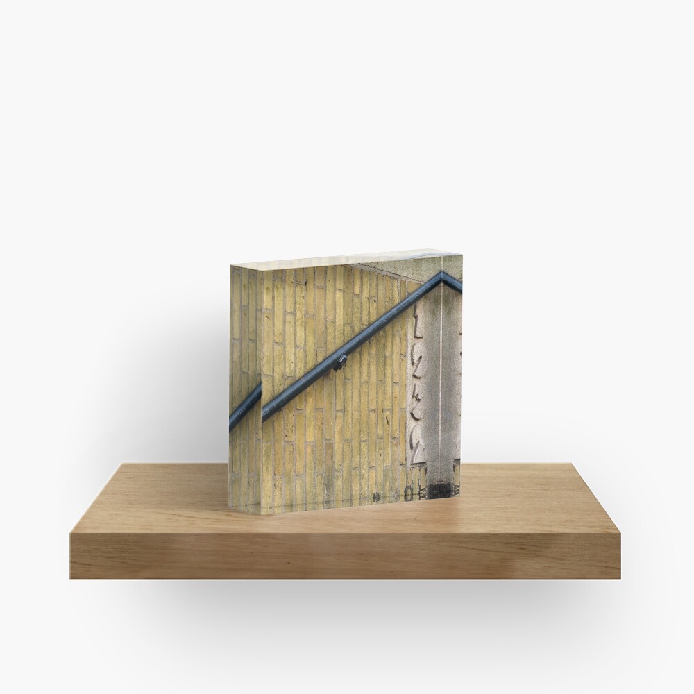 Beautiful brick - Erasmuspark entrance (1) Acrylic Block