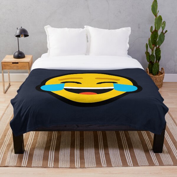 Emoji Throw Blankets Redbubble - backyardigans roblox oof remix