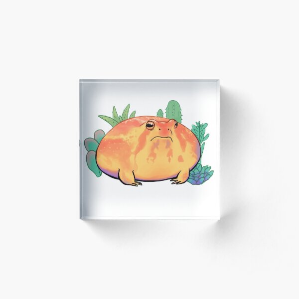 Saftiger Frosch Acrylblock