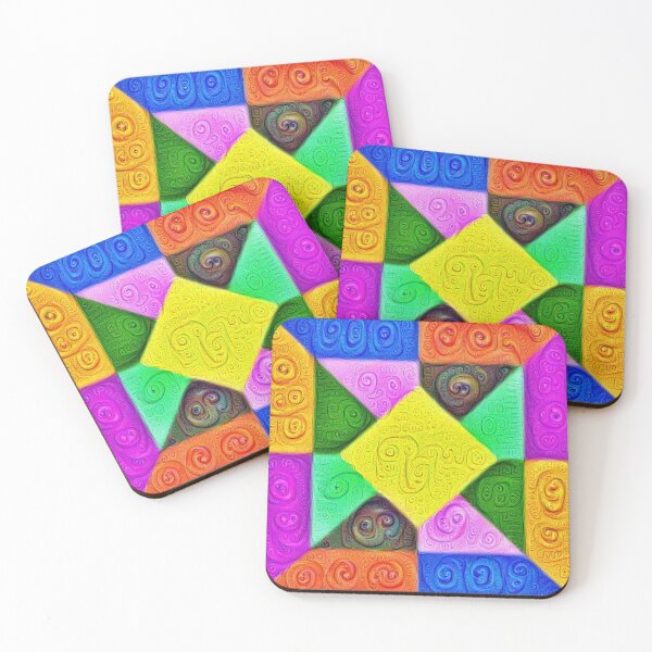 Item preview, DeepDream Color Squares Visual Areas 5x5K v1447913433 designed and sold by blackhalt.