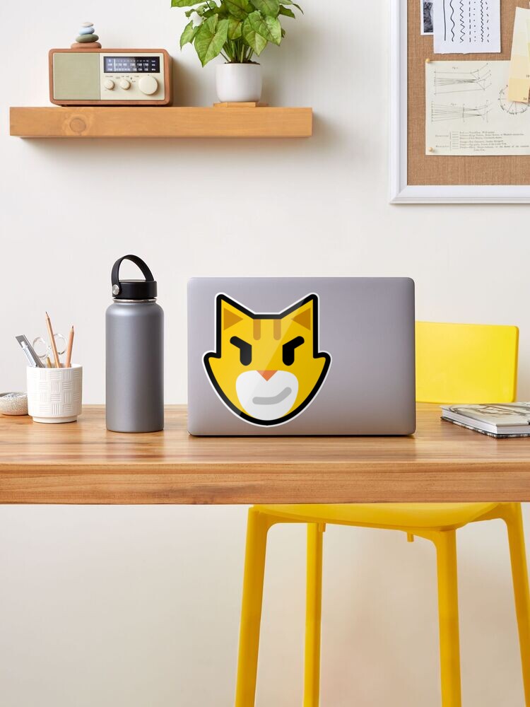 Angry Cat Emoji Poster for Sale by Luke Thornton