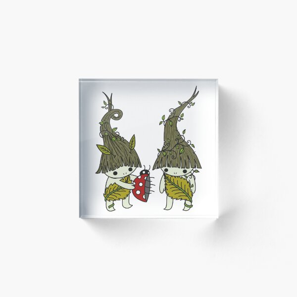 Forest pixies Acrylic Block
