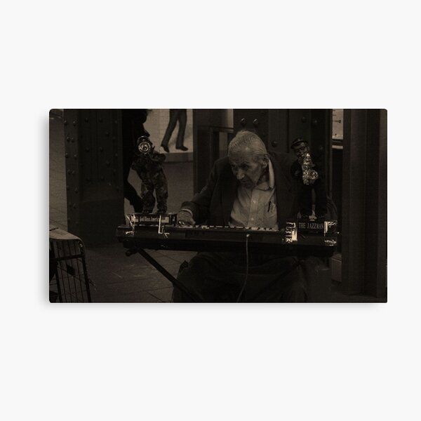Old Man Entertaining V2 Canvas Print