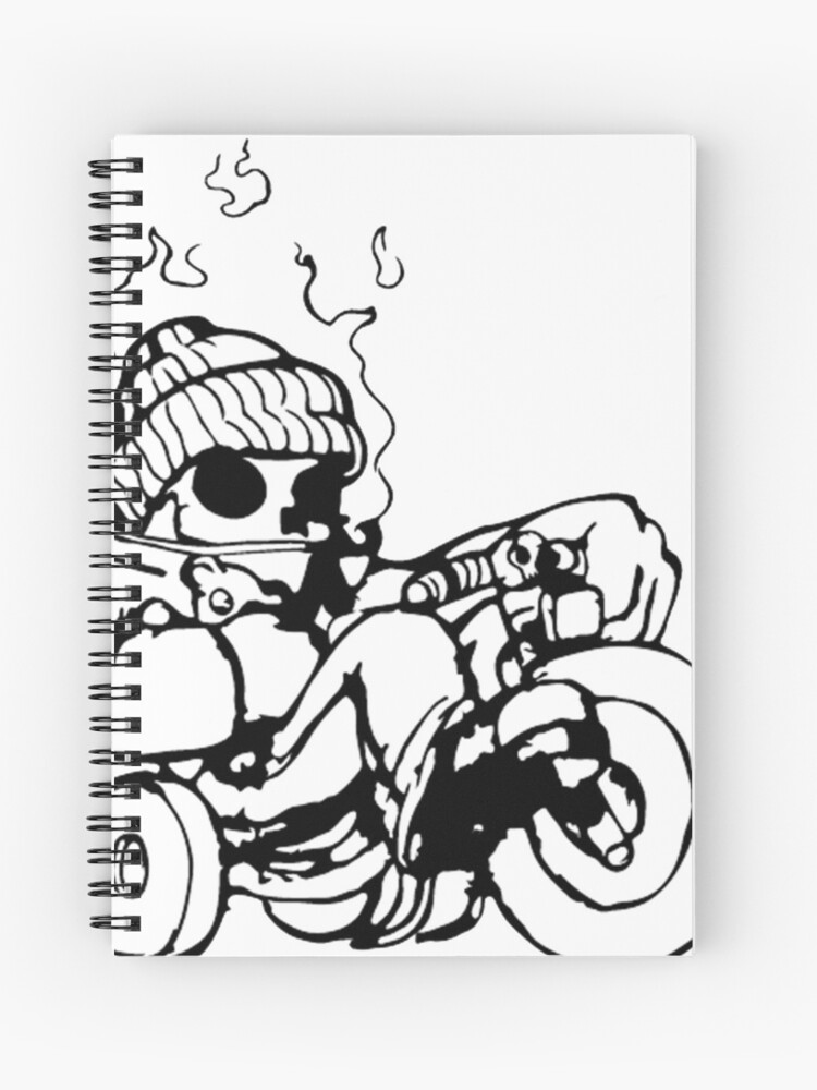 Cuaderno De Espiral Chibi Ghost Rider De Sweetmoses Redbubble