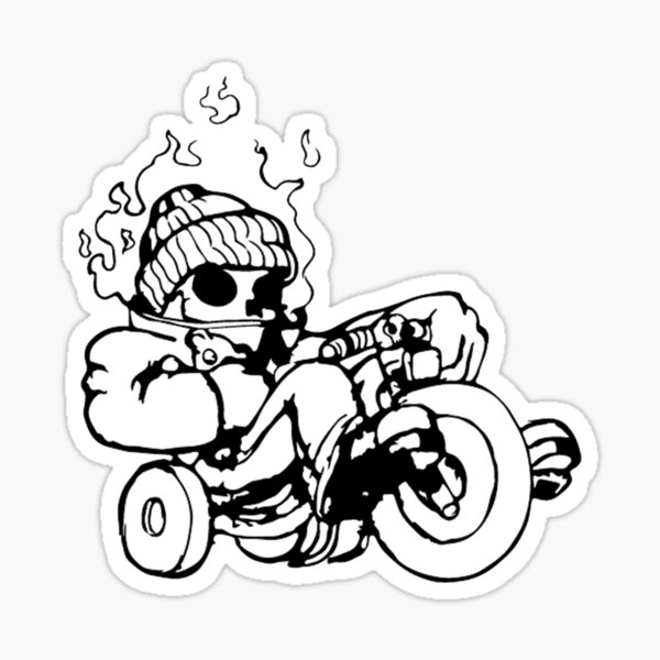 Sticker Ghost Rider Redbubble