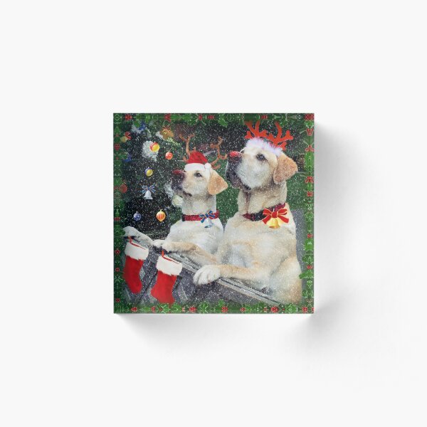 Waiting for Santa Acrylic Block