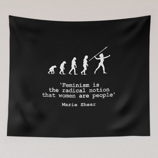 Item preview, Feminism Radical Notion Women People Evolution designed and sold by GetItGiftIt.