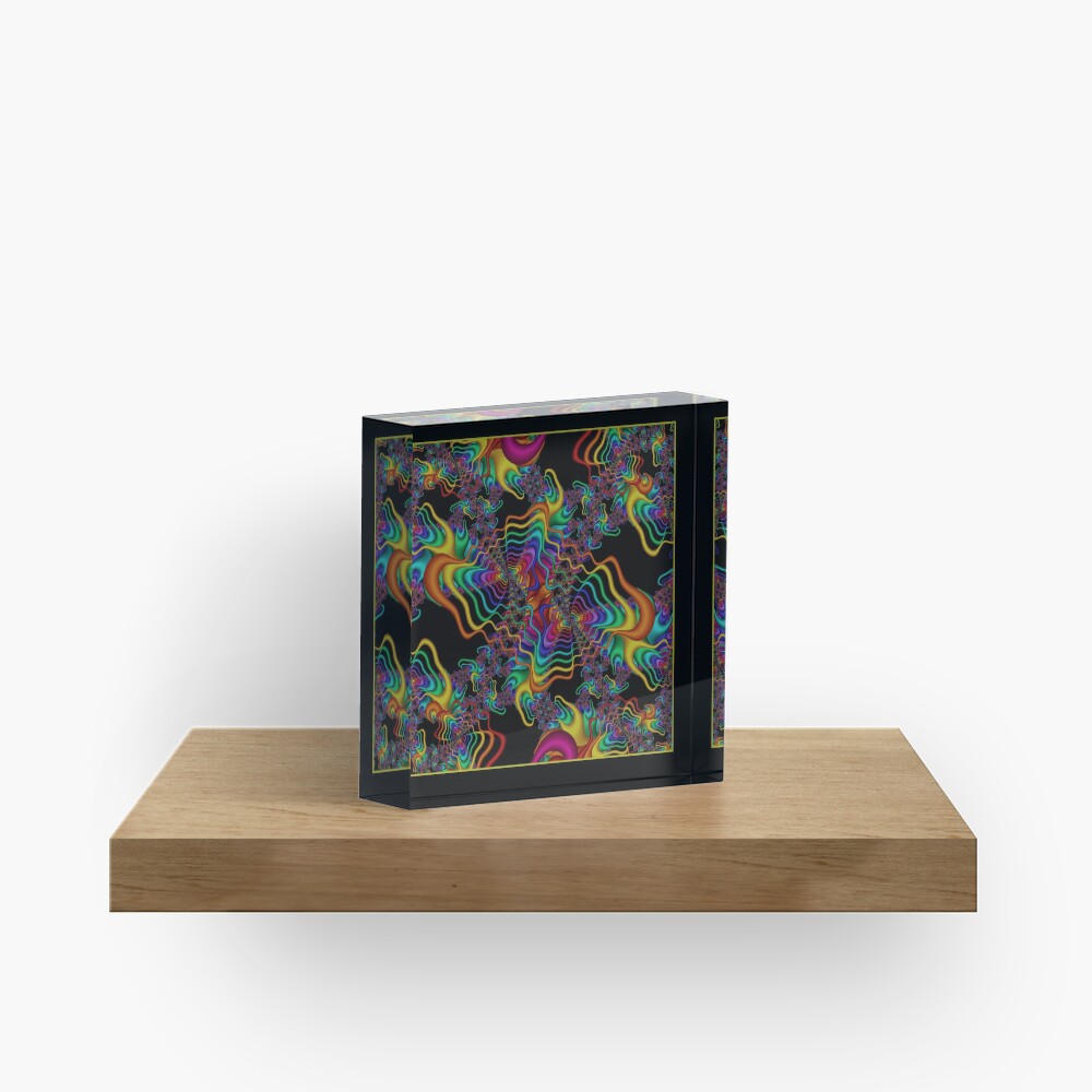 The Vibrations Shawl Acrylic Block